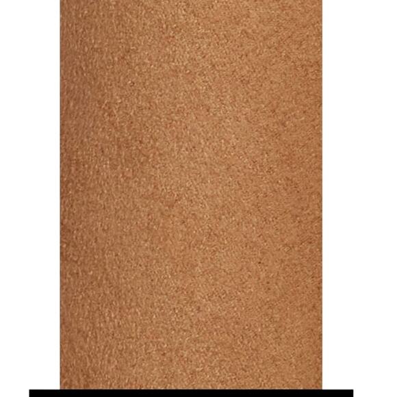 NEW Halogen belted tan faux suede tuxedo mini dress size XS - Picture 5 of 11